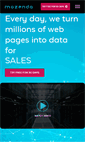 Mobile Screenshot of mozenda.com
